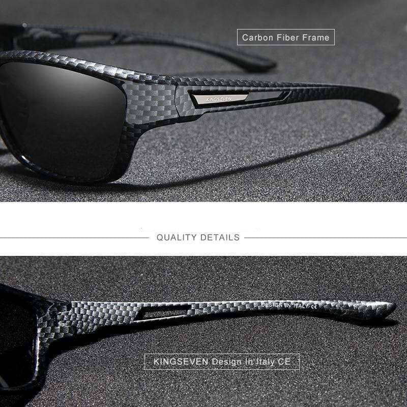Ultralight polarising sunglasses with UV protection – Marco-Black Grey-State of Style