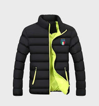 Ultralight Quilted Men's Winter Jacket - Nico-Black-Green-M-State of Style