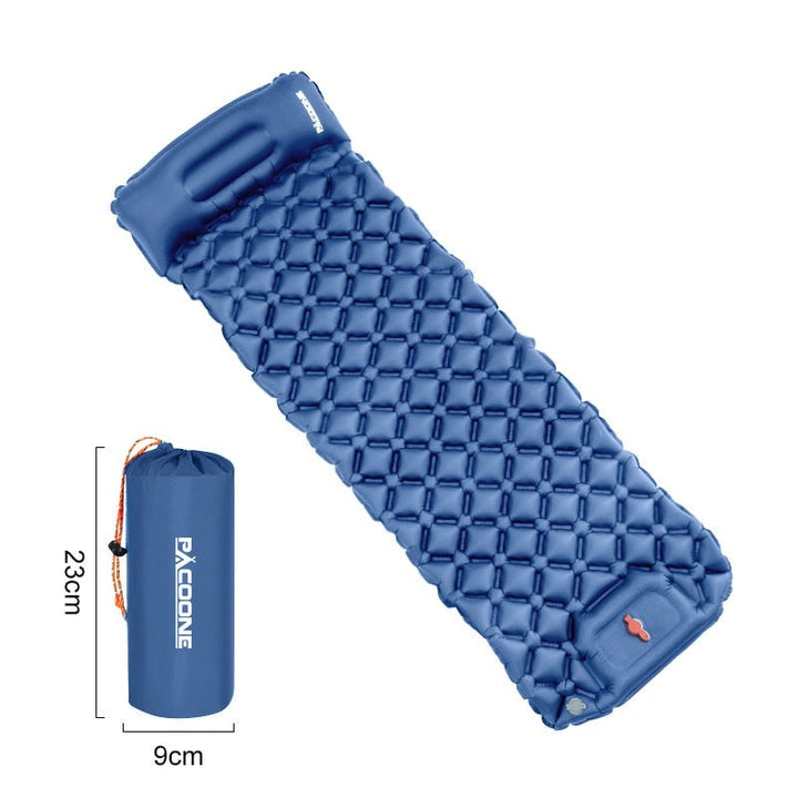 Ultralight Waterproof Sleeping Mat with Built-in Pump – AirRest-Blue-State of Style