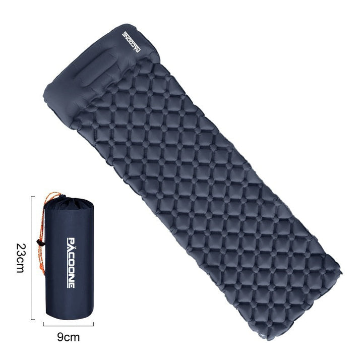 Ultralight Waterproof Sleeping Mat with Built-in Pump – AirRest-Grey-State of Style