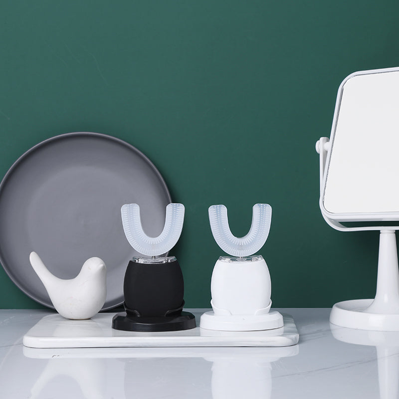 Ultrasonic 360° Toothbrush - SonicClean-Black-State of Style