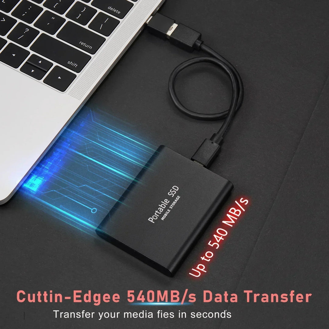 Ultraspeed External SSD - SpeedDrive Pro-Black-2TB-State of Style