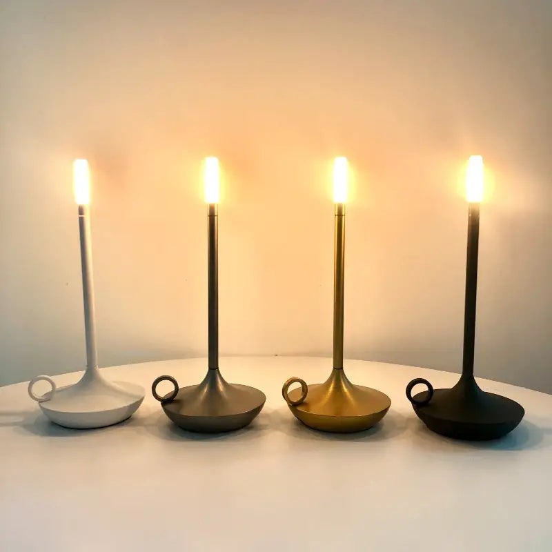 Unique and Luxurious Candleholder Lamp - LuxeCandle-Black-State of Style