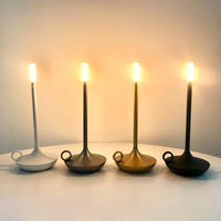 Unique and Luxurious Candleholder Lamp - LuxeCandle-Black-State of Style