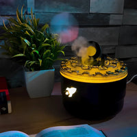 Unique Cannon Humidifier - VaporBlast-Black-State of Style