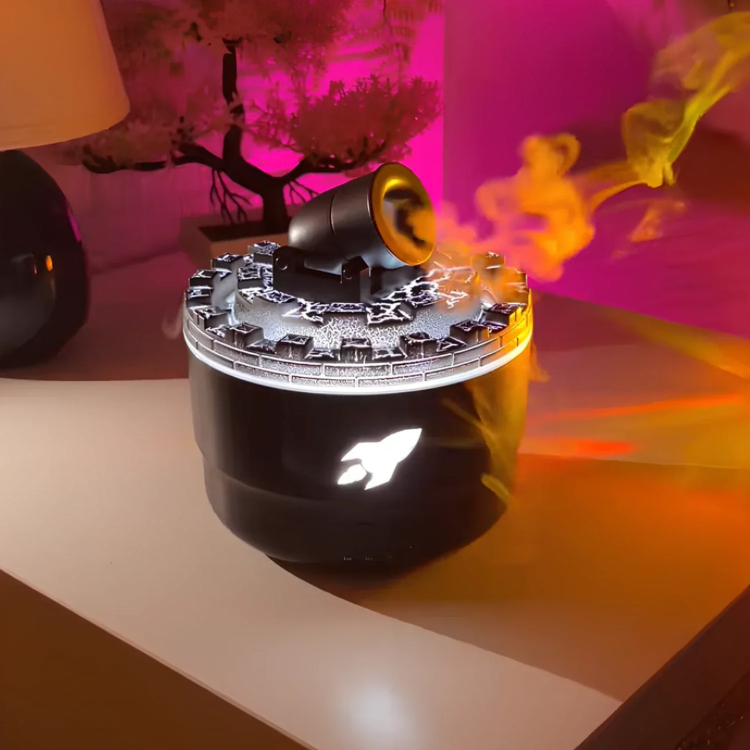 Unique Cannon Humidifier - VaporBlast-Black-State of Style