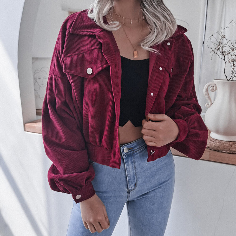 Unique Women's Jacket | Stylish and Comfortable-Red-S-State of Style