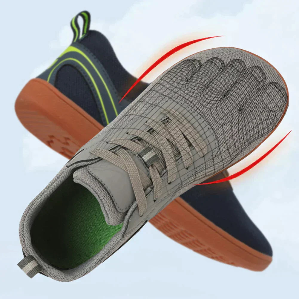 Unisex barefoot shoes with flexible sole & breathable upper material – Luno-Black-4.5-State of Style