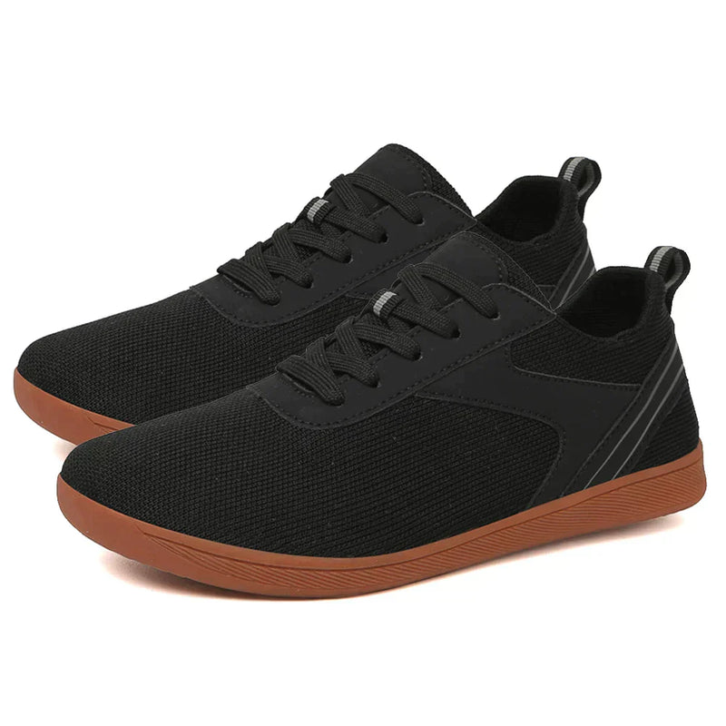 Unisex barefoot shoes with flexible sole & breathable upper material – Luno-Black-4.5-State of Style