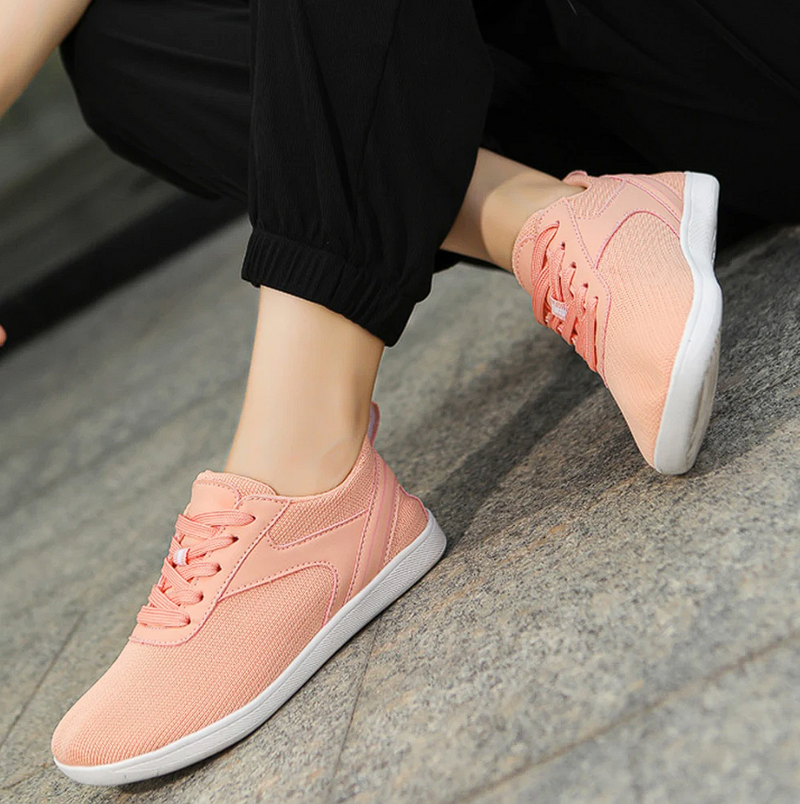Unisex barefoot shoes with flexible sole & breathable upper material – Luno-Pink-4.5-State of Style