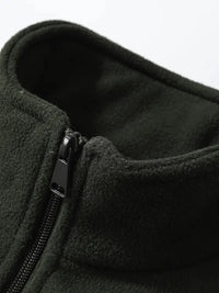Unisex Lined Fleece Vest - Aspen-Green-M-State of Style