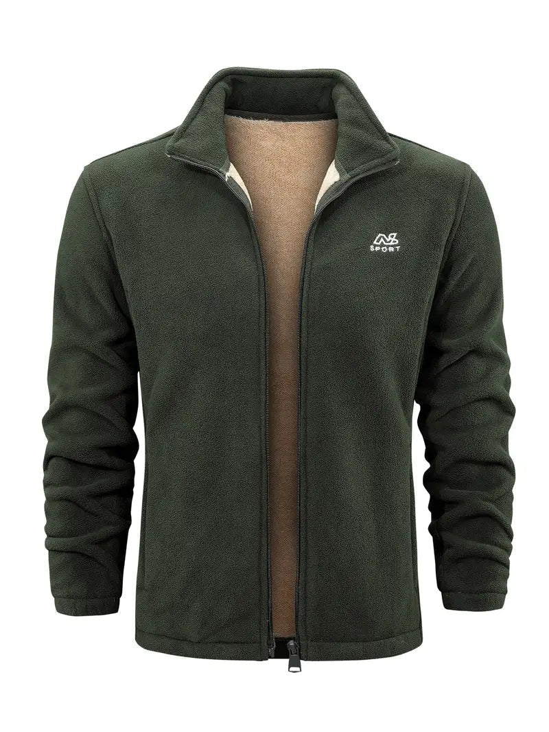 Unisex Lined Fleece Vest - Aspen-Green-M-State of Style