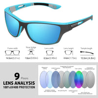 Unisex Outdoor Sunglasses - SolarGuard-Red-State of Style