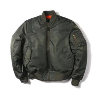 Unisex Premium Bomber Jacket with Zip - Alex-Olive Green-XXS-State of Style