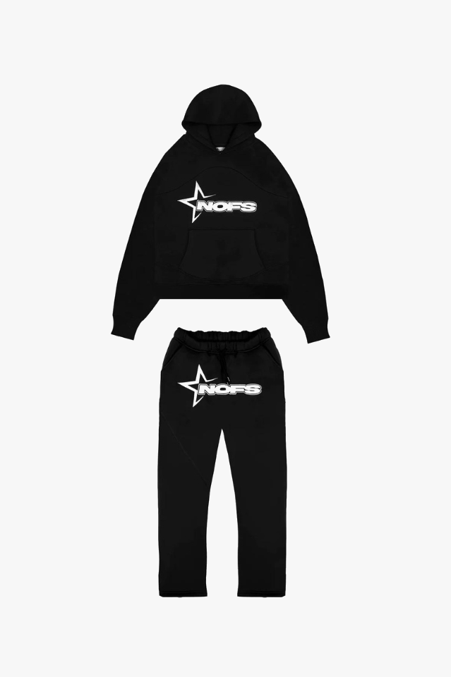 Unisex Tracksuit with Hoodie - Nova-Black-S-State of Style