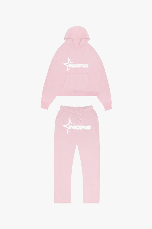 Unisex Tracksuit with Hoodie - Nova-Pink-S-State of Style