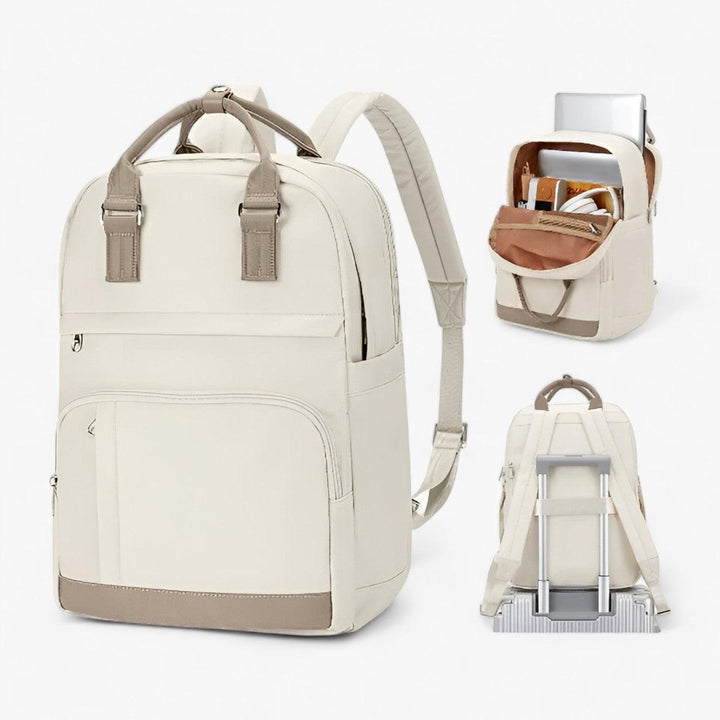 Urban Style Waterproof Backpack - Mira-Beige-State of Style
