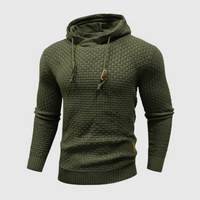 UrbanEdge Luxe Hoodie-Army Green-S-State of Style