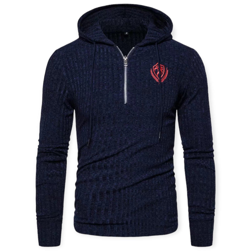 UrbanWild Men's Stylish Sweater with Prints-Navy-S-State of Style