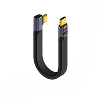 USB4 Elbow Connector Cable – 40Gbps, 240W PD & 8K Video Output (Buy 1, Take 1 FREE)-240W 40Gbps FPC U-State of Style