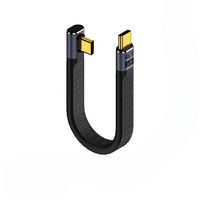 USB4 Elbow Connector Cable – 40Gbps, 240W PD & 8K Video Output (Buy 1, Take 1 FREE)-240W 40Gbps FPC U-State of Style
