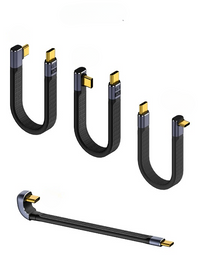 USB4 Elbow Connector Cable – 40Gbps, 240W PD & 8K Video Output (Buy 1, Take 1 FREE)-240W 40Gbps FPC U-State of Style