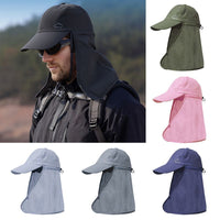 UV protection trucker hat with neck protection for outdoor adventures - SchattenPro-Black-State of Style
