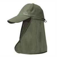 UV protection trucker hat with neck protection for outdoor adventures - SchattenPro-Olive green-State of Style