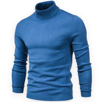 Valen Knit Sweater - Classic Knit Men's Jumper-Blue-S-State of Style