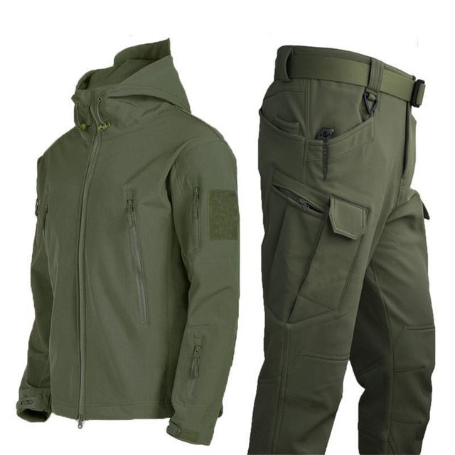 ValorTrek Tactical Men's Outdoor Clothing-Bundle offer! (Jacket + Pants)-Green-S-State of Style