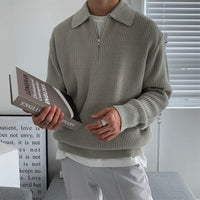 Men's sweatshirt with zip collar – Jonas