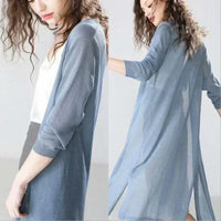 Ladies' long waistcoat, lightweight and versatile – Fernanda