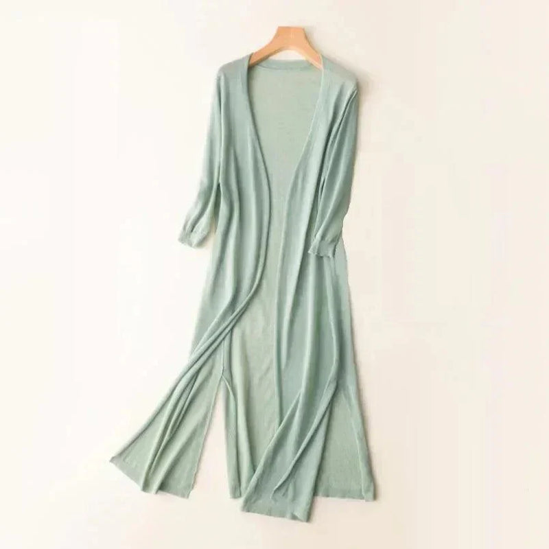 Ladies' long waistcoat, lightweight and versatile – Fernanda