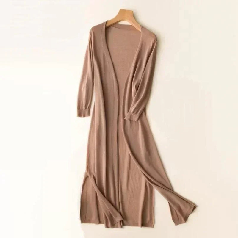 Ladies' long waistcoat, lightweight and versatile – Fernanda