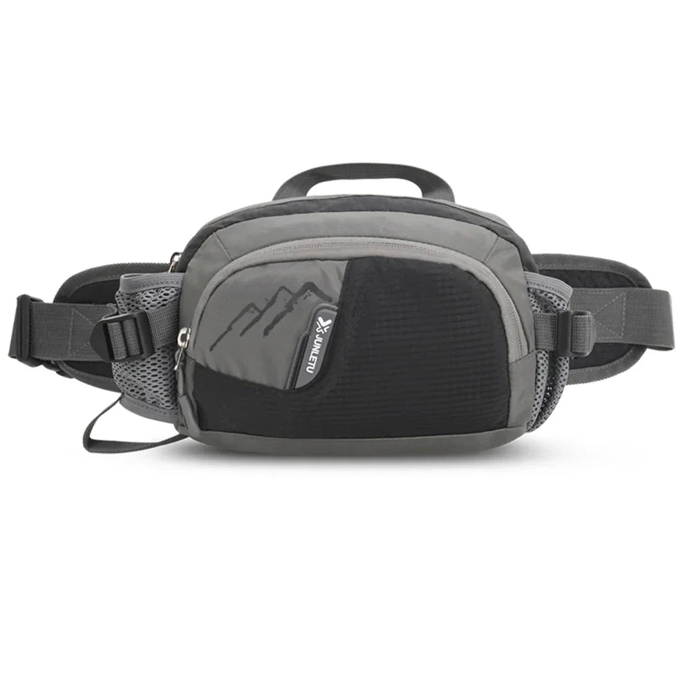 Vega Sports Waist Bag with Bottle Holder-Black-State of Style