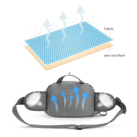 Vega Sports Waist Bag with Bottle Holder-Orange-State of Style