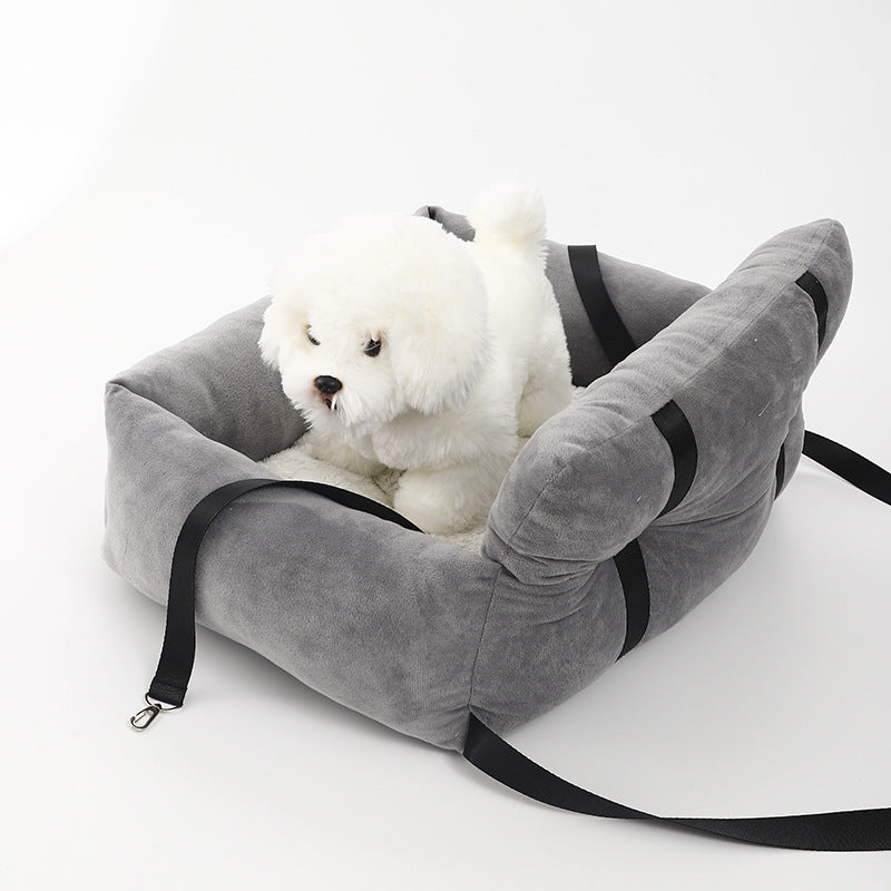 Veilige Honden Autostoel - CozyCanine-Grey-S (44x35x27cm)-State of Style