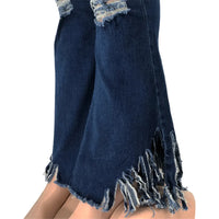 Velvet Plus-Size Stretch Flared Jeans-Light Blue-2XL-State of Style