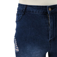 Velvet Plus-Size Stretch Flared Jeans-Light Blue-2XL-State of Style