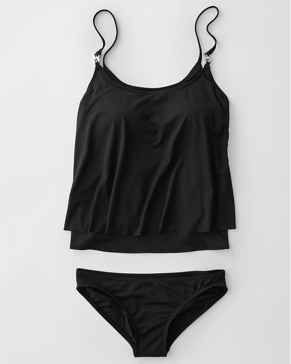 Veronika | Tankini Set with Coverage & Support-Black-XS-State of Style