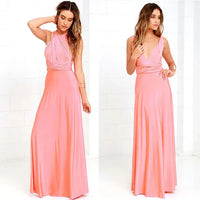 Versatile Elastic Wrap Dress - Denise-S-Pink-State of Style