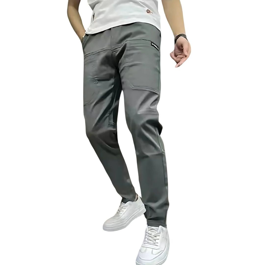 Versatile Men's Cargo Pants | Stylish and Functional-Gray-29-State of Style