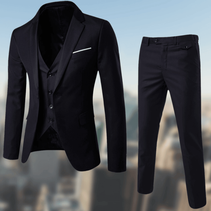 Versatile Men's Suit for Every Occasion - Marcus-Black-XS-State of Style