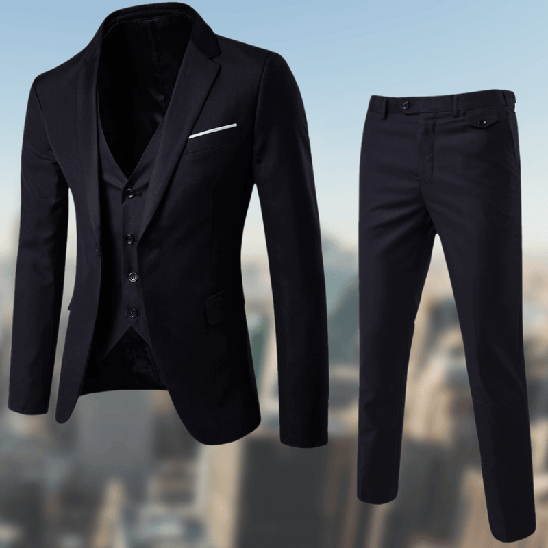 Versatile Men's Suit for Every Occasion - Marcus-Black-XS-State of Style