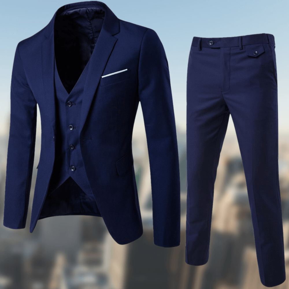 Versatile Men's Suit for Every Occasion - Marcus-Dark Blue-XS-State of Style