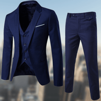 Versatile Men's Suit for Every Occasion - Marcus-Dark Blue-XS-State of Style