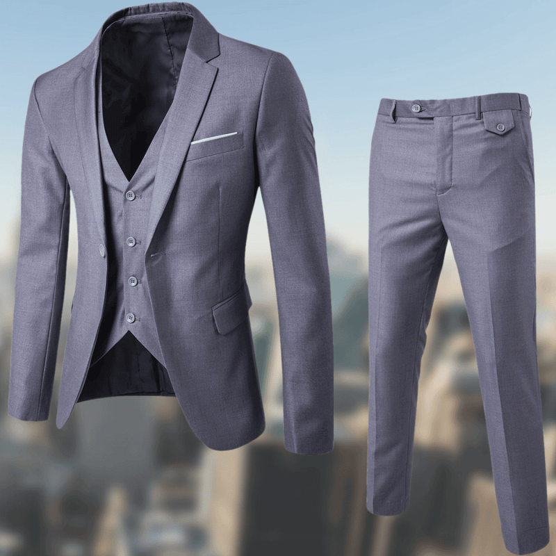Versatile Men's Suit for Every Occasion - Marcus-Grey-XS-State of Style