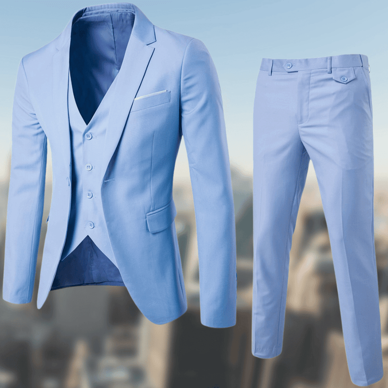 Versatile Men's Suit for Every Occasion - Marcus-Light Blue-XS-State of Style