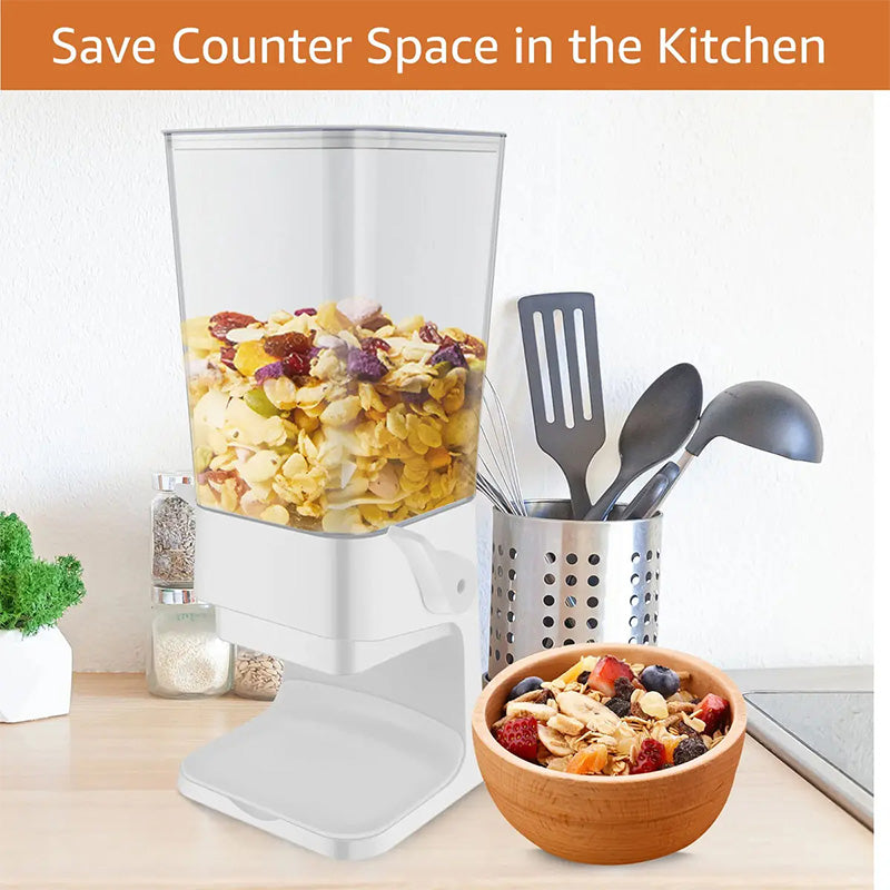 Vertical Grain Dispenser - CerealKeeper-Black-State of Style