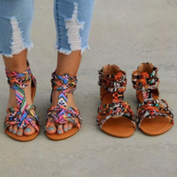 Vibrant Sandals | Colourful & Stylish Women's Footwear-Multicolour-3.0-State of Style